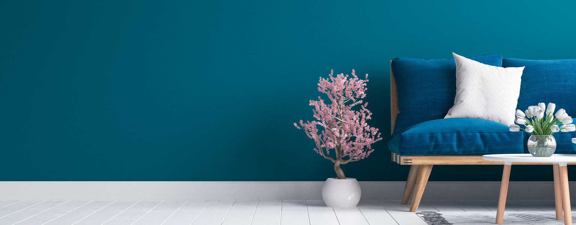 Seamless wall painting